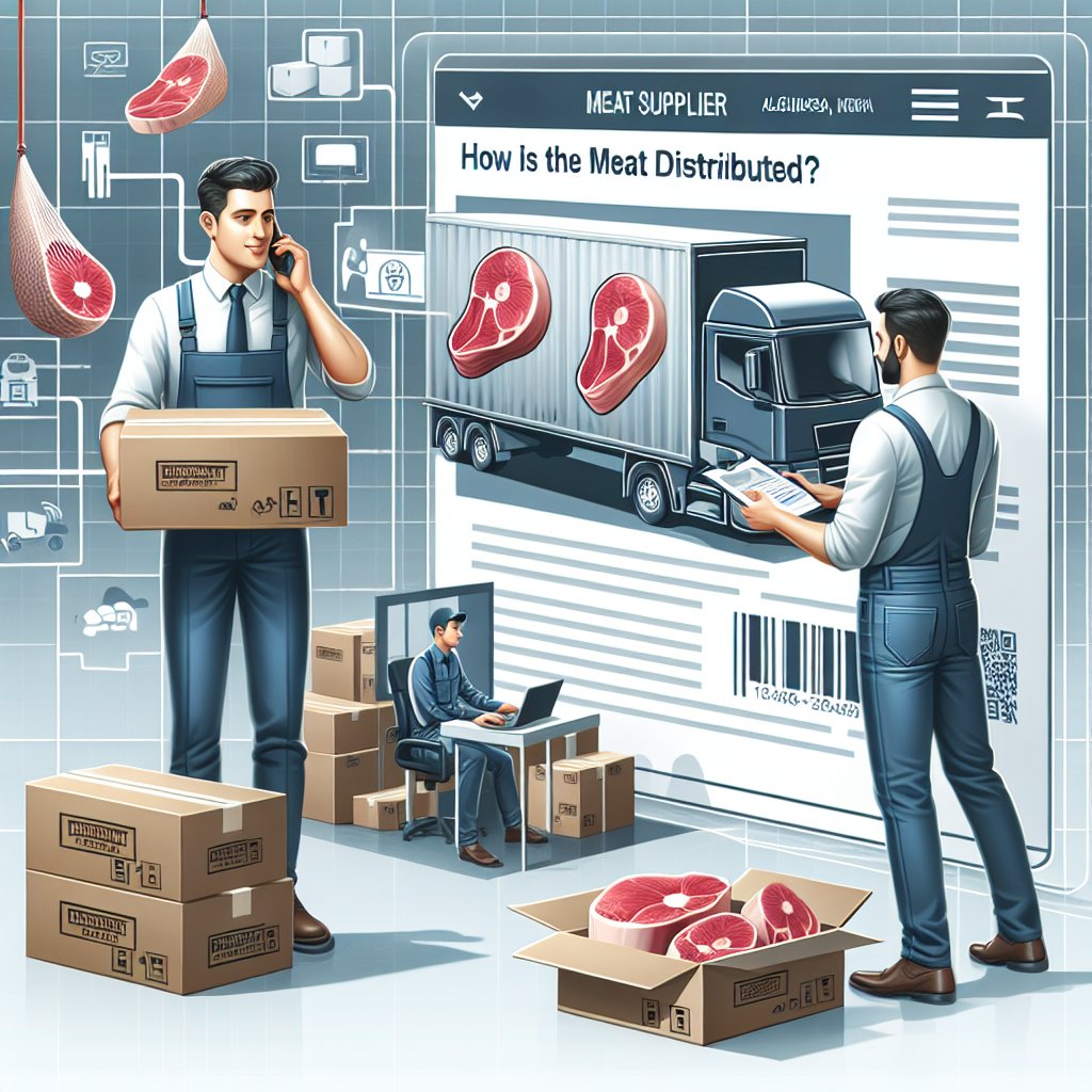 ¿Cómo es la distribución de la carne?